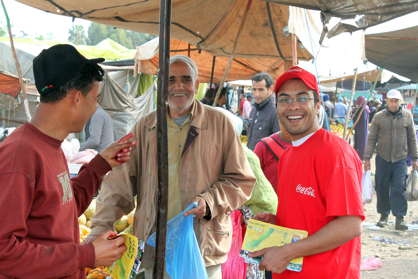صور جولة إذاعة مدينة إف إم بالأسواق المغربية : سوق سبت أولاد النمة